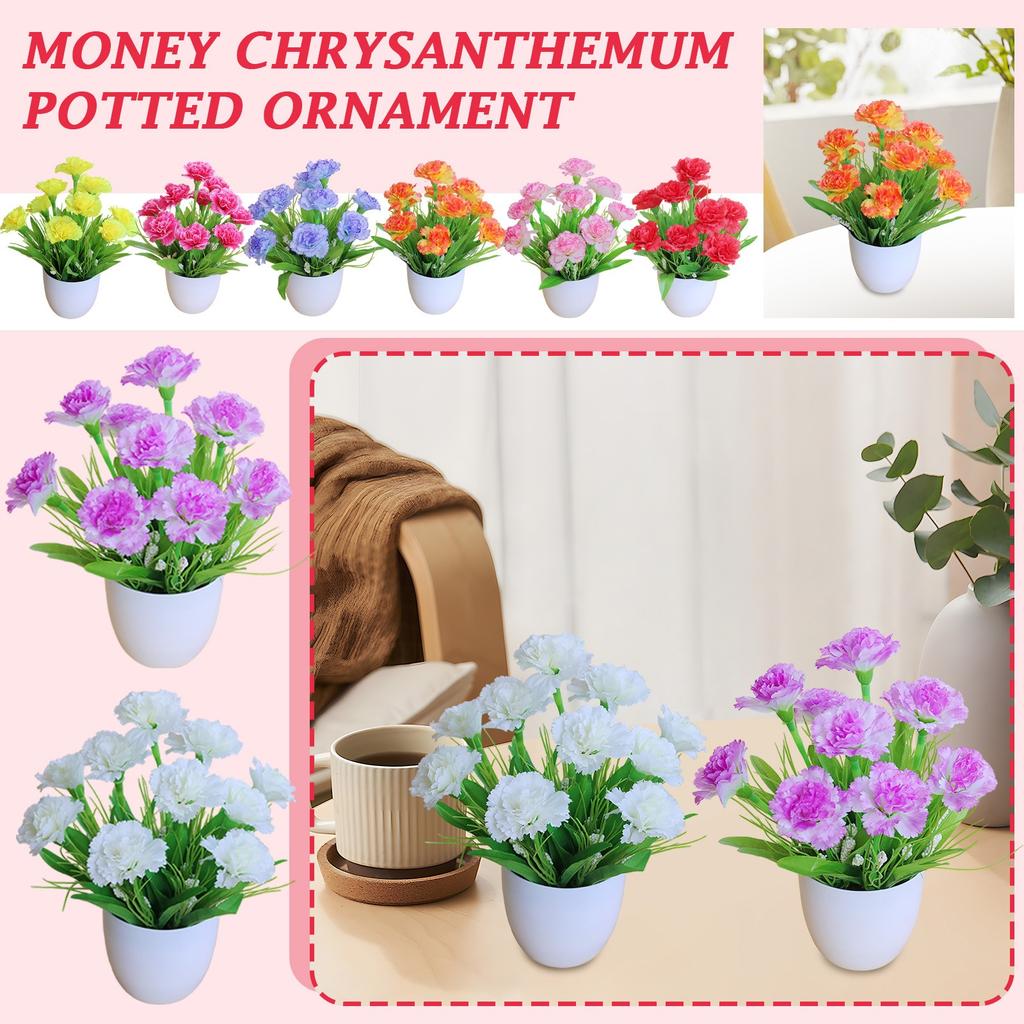 Simulace zelených rostlin v květináčích, ozdoby do květináčů, kombinace rostlin, vnitřní stolní ozdoby, simulace umělých květin, rostlin, bonsaje