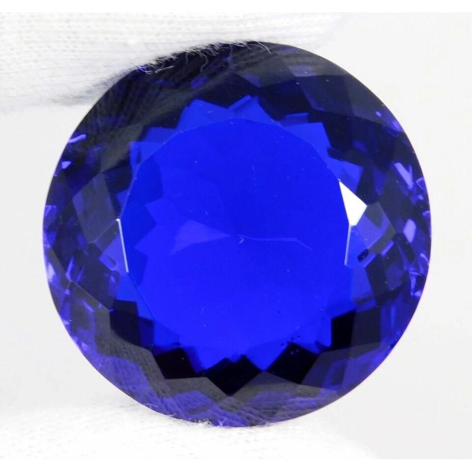 Tanzanite Blue Tanzania Natural 84-85 Ct Round Cut Beautiful Certified Gemstone