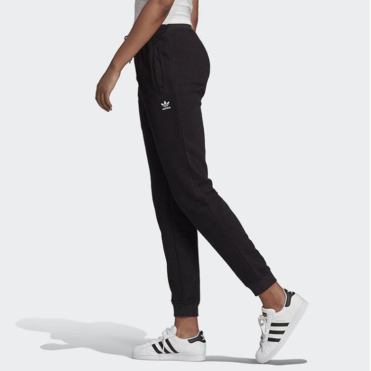 Adidas Originals Trefoil Sports Casual Long Pants Women Bottoms Black GD4296
