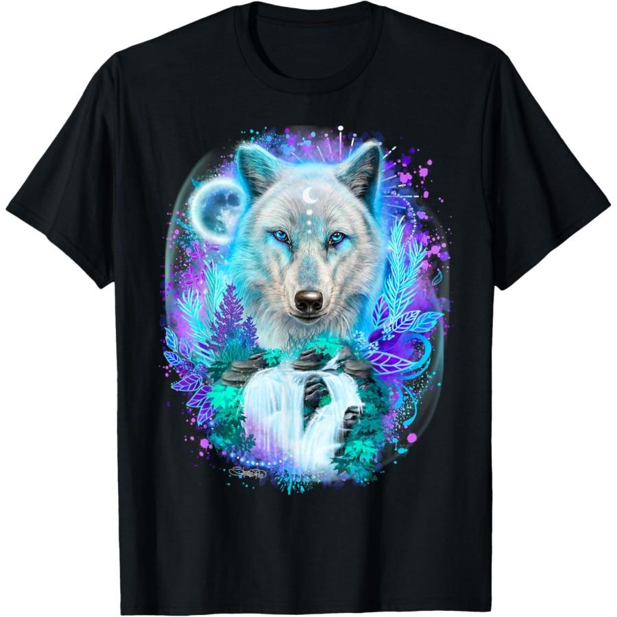 Sheena Pike Art, Spirit Wolf T-Shirt S