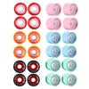 4 PCS Skateboard Wheels Cruising Wheel Bearings and Spacers Set