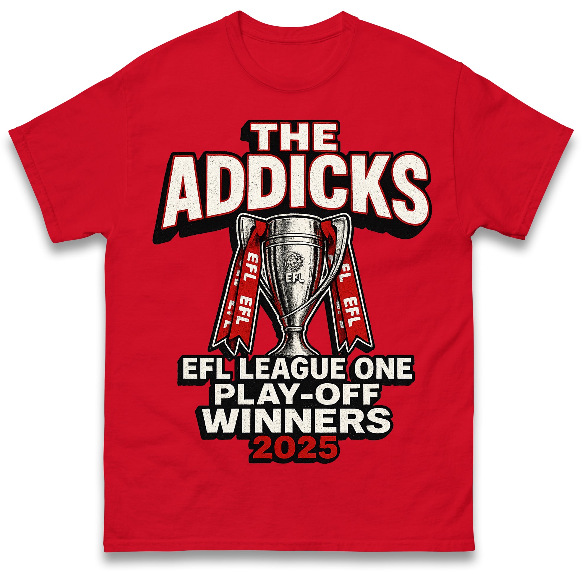 The Addicks Play-Off Winners 2025 T-Shirt Womens Tops Tees L