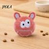 Gnaw-resistant Catnip Toy Plush Ball Cat Toy, Chew Cute Embroidered Face, Stimulating Stuffed Kitten Teething for Indoor Cats Biting Patting