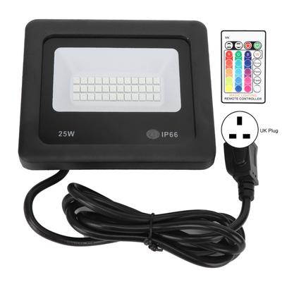 LED Colorful RGB Remote Control Floodlight Projection Light 25W for Courtyard Lane