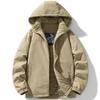 Men's Winter Cotton Jacket, Casual Thickened Hooded Coat, Graphene-Insulated Puffer Coat