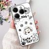 For Techno Spark 20Pro KJ6 Back Cover For Tecno Spark 20 Pro Case Black Silicone Fashion Luxury Cute Cartoon Shockproof Bumper