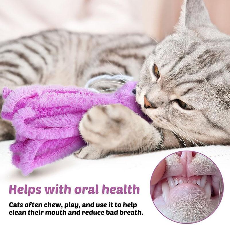 New cat Toy Octopus Cat Teething Stick Kitten Kitten Cat Teething Toy Cross-border Pet Products