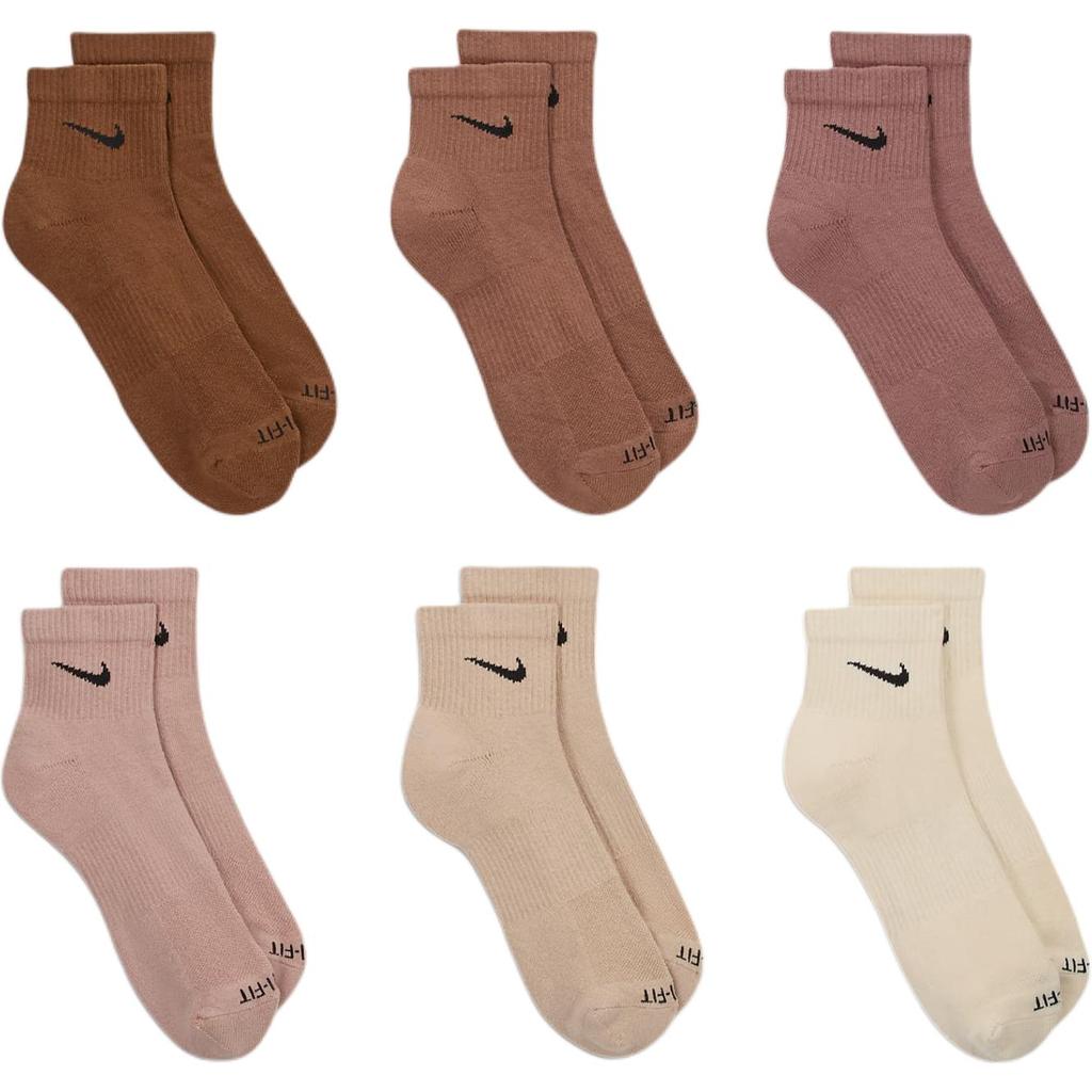 Men's Nike Everyday Plus Cushioned Ankle Socks Unisex 6 Pack