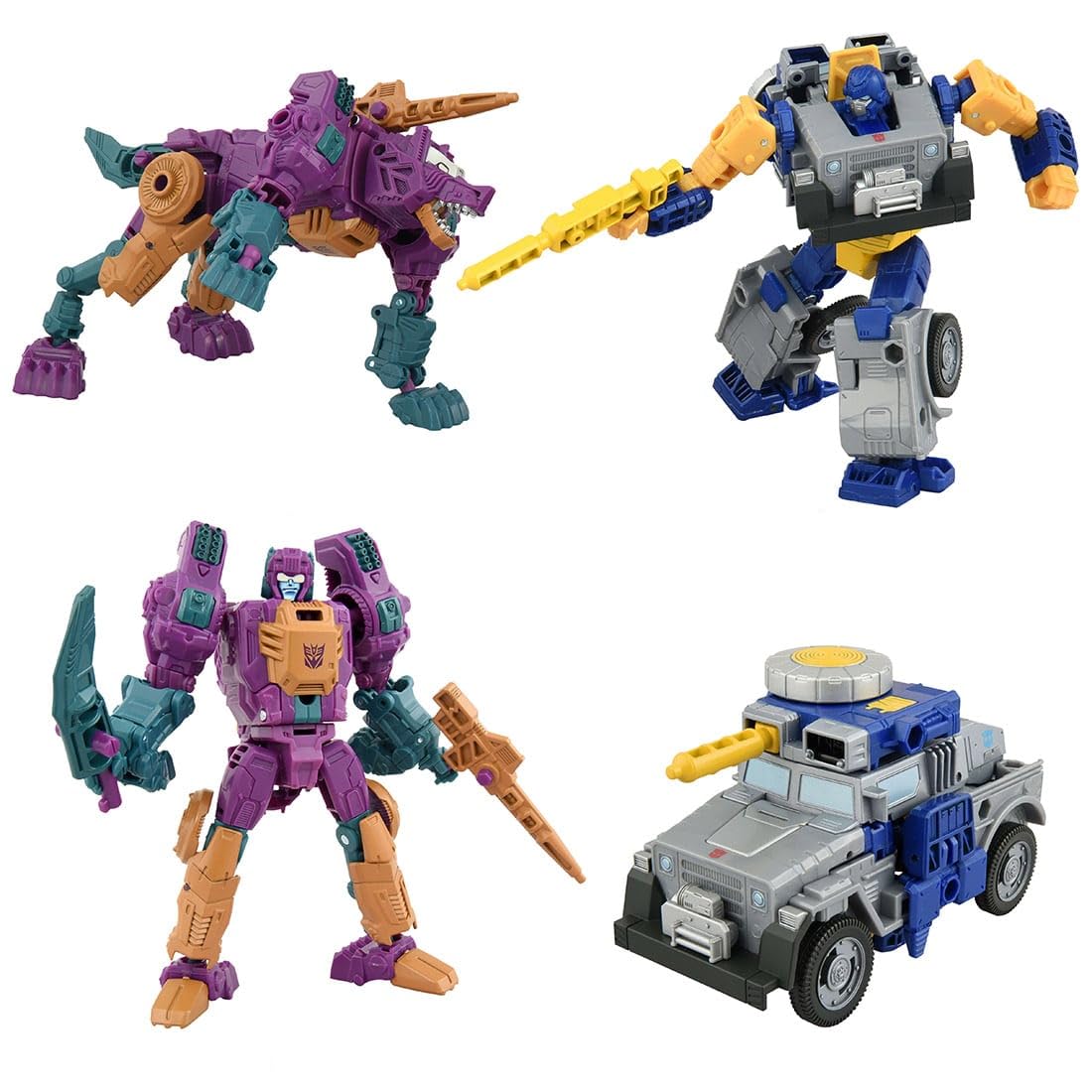 Takara Tomy Age of the Primes Transformers Carnivac VS Figitron Action Figure T-Spark AOTP-EX