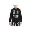Nike Sportswear Logo Print Crewneck Sweatshirt Kids sweatshirt Black DQ8821-010