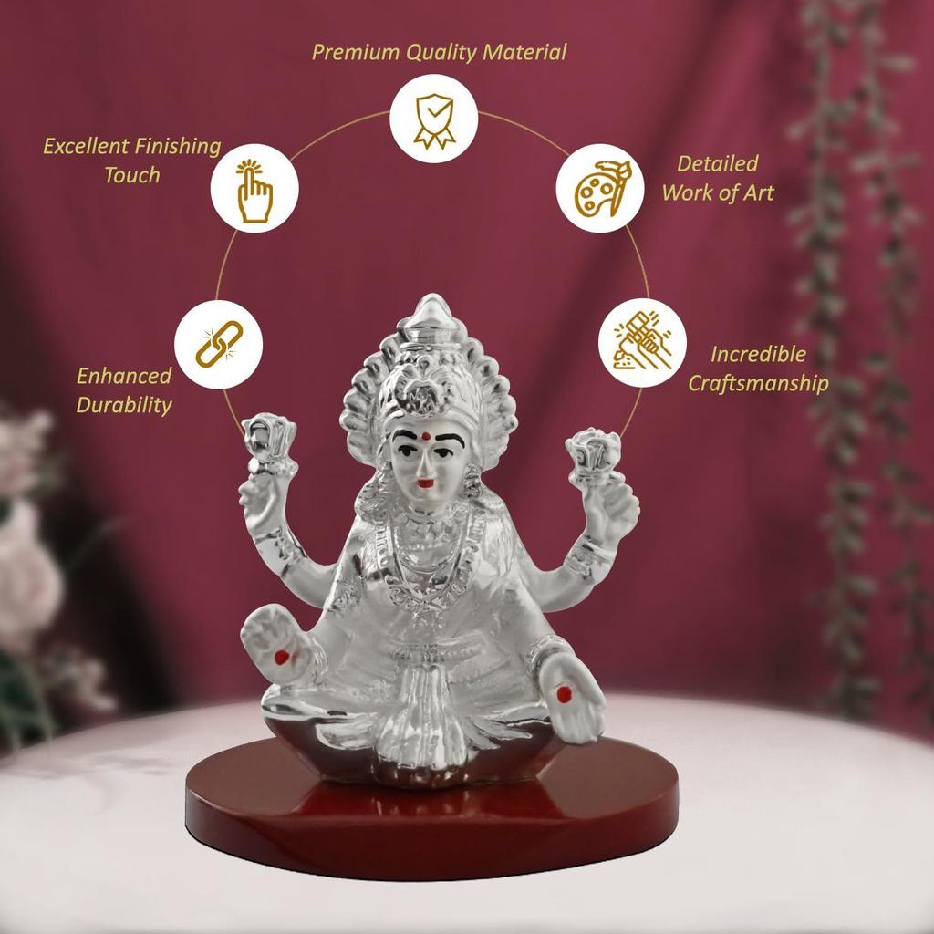 Resin Idols | Car Dashboard | for Mandir, Office and Home Dcor (Laxmi), Religious