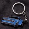 1PC Three-dimensional Car Keychain Creative Zinc Alloy Enamel Pendant Metal Keychain