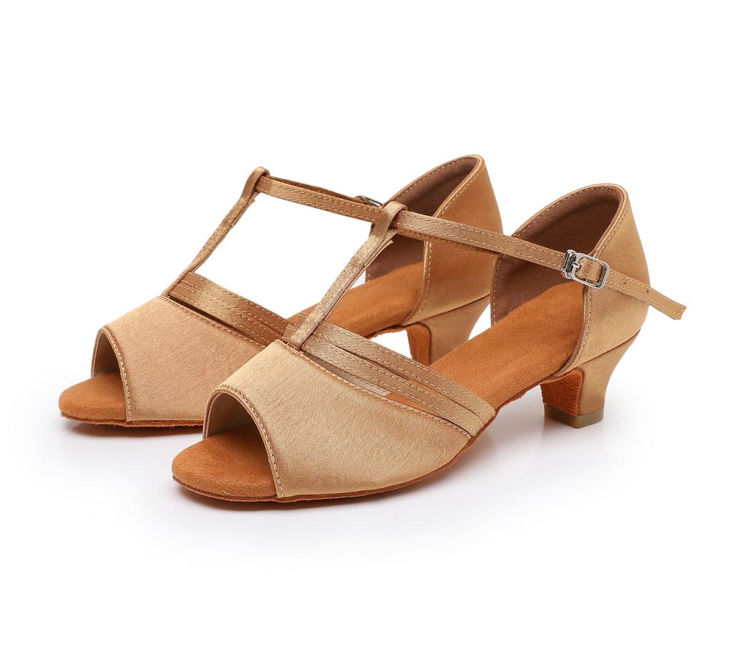 Lateinamerikanische Tanzschuhe für Damen, Gesellschaftstanz, Modern, Tango, Tanz-Performance-Schuhe, 4 cm Absatz