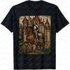 Renaissance Festival T-Shirt Mittelalterliche Kunst Ren Messe Mittelalterlicher Ritter T-Shirt Grafisch Bedrucktes T-Shirt Herren Rundhals Baumwolle Kurzarm...
