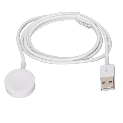 Inteligentná magnetická nabíjačka hodiniek s 3,3 stopovým káblom rýchleho nabíjania kompatibilná pre sériu IWatch White