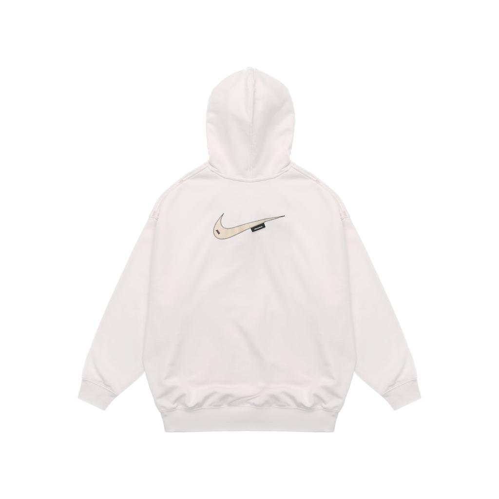 New Nike Sportswear Swoosh Oversize Hoodie White DM6202-030