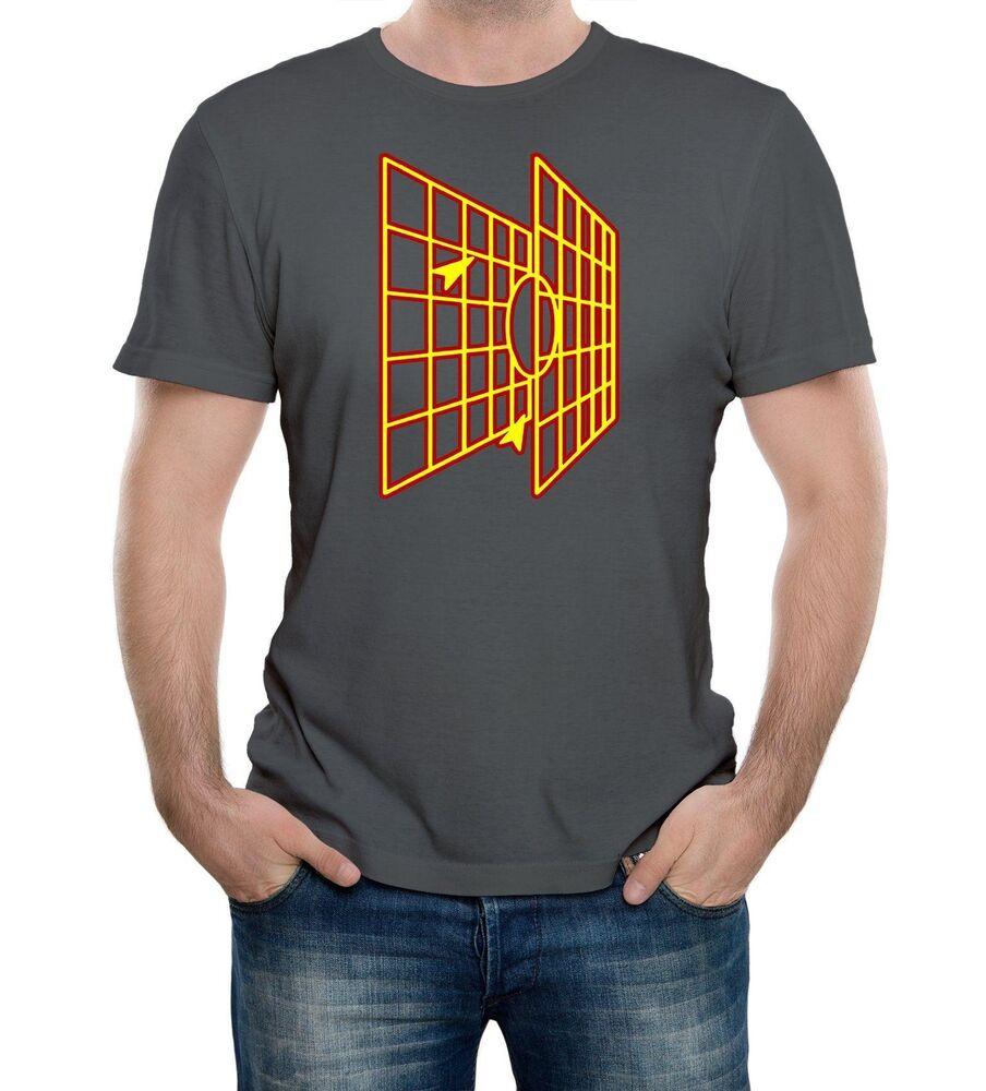 

Millennium Sight T-Shirt - Funny t shirt retro sci fi cool star space virtual TV 2XL