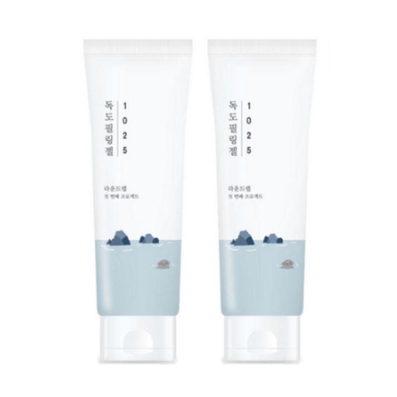 Round Lab 1025 Dokdo Peeling Gel 120ml x 2 – Gentle Exfoliating Peeling Gel for Smooth, Clear & Hydrated Skin