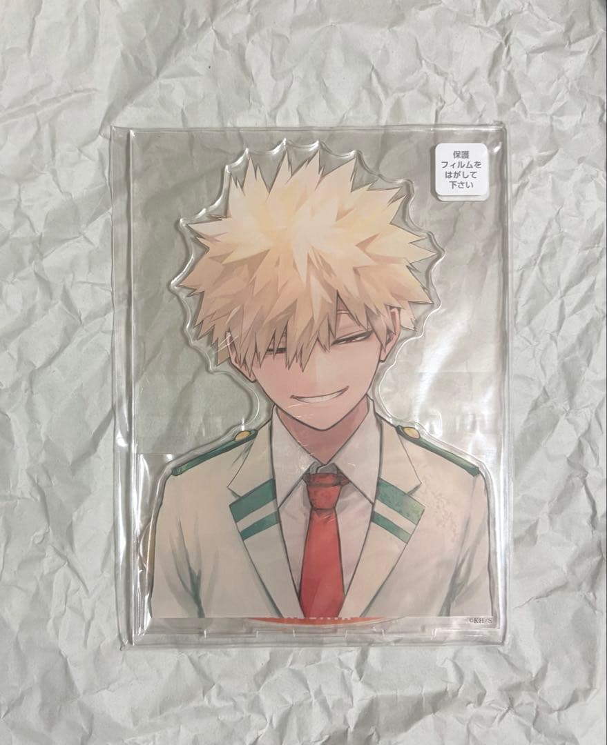 [USED] My Hero Academia Katsuki Bakugo Acrylic MEGA Figure
