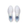 New LiNing Super Light 21 Cushioning Anti Slip Wear Resistant Breathability Low Top Running Shoes Women's White Orange ARBU002-1