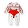 Romper Print Long Sleeve Baby Boy Girl Kids Unisex Clothing Casual Illustration Cotton 23516 Style 7 12Months [Misia Luxury] Spring/Autumn Children's
