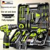 Toolbox Set: Electric Drill & Screwdriver Combo for Home Repair