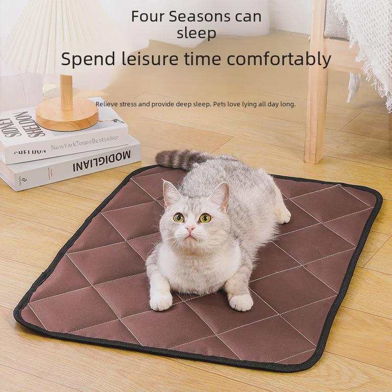 All-Season Waterproof & Tear-Resistant Dog Sleeping Mat for Large Cages