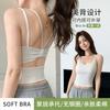 6 fake two pieces of small suspender vest for women, slim and thin in summer, with chest pads inside, Spice girls can wear tops outside