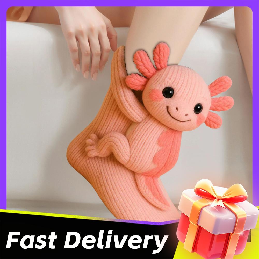 3D Knitted Animal Cute Socks Christmas Knitted Floor Socks Warm Socks for Women Teens Kids Home Winter Holiday Christmas Gift