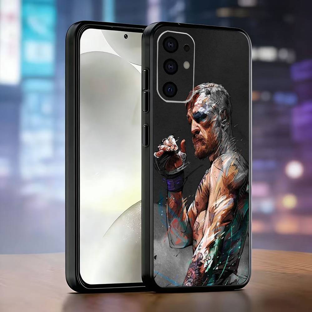 Conor McGregor Boxing Phone Case For Samsung S25,S24,S21,S22,S23,S30,Ultra,S20,Plus,Fe,Soft Silicone Black Cover