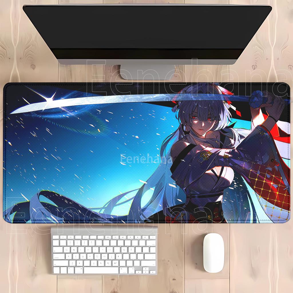 Hiyuki Wuthering Waves Gaming Mousepad Computer offices keyboard Mouse Pad Anime Nonslip Rubber xmm HD Printing Desk Mat