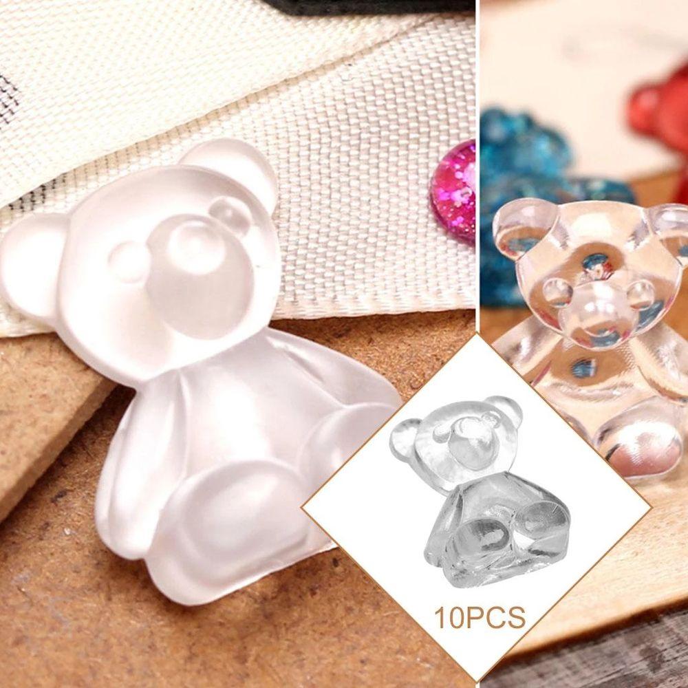 Clear Nail Art Display Stand Bear Nail Art Board Card DIY Nail Practice Nail Showing Color Card