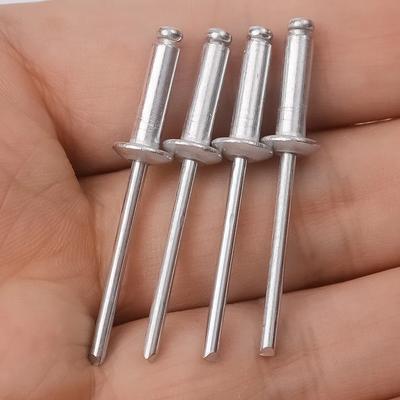 120 STKS M3.2 M4 Aluminiumlegering Blindklinknagels Bevestigingers Koepelkop Blindklinknagels Assortiment Set Nagel Trekker Meubel Assortiment Kits