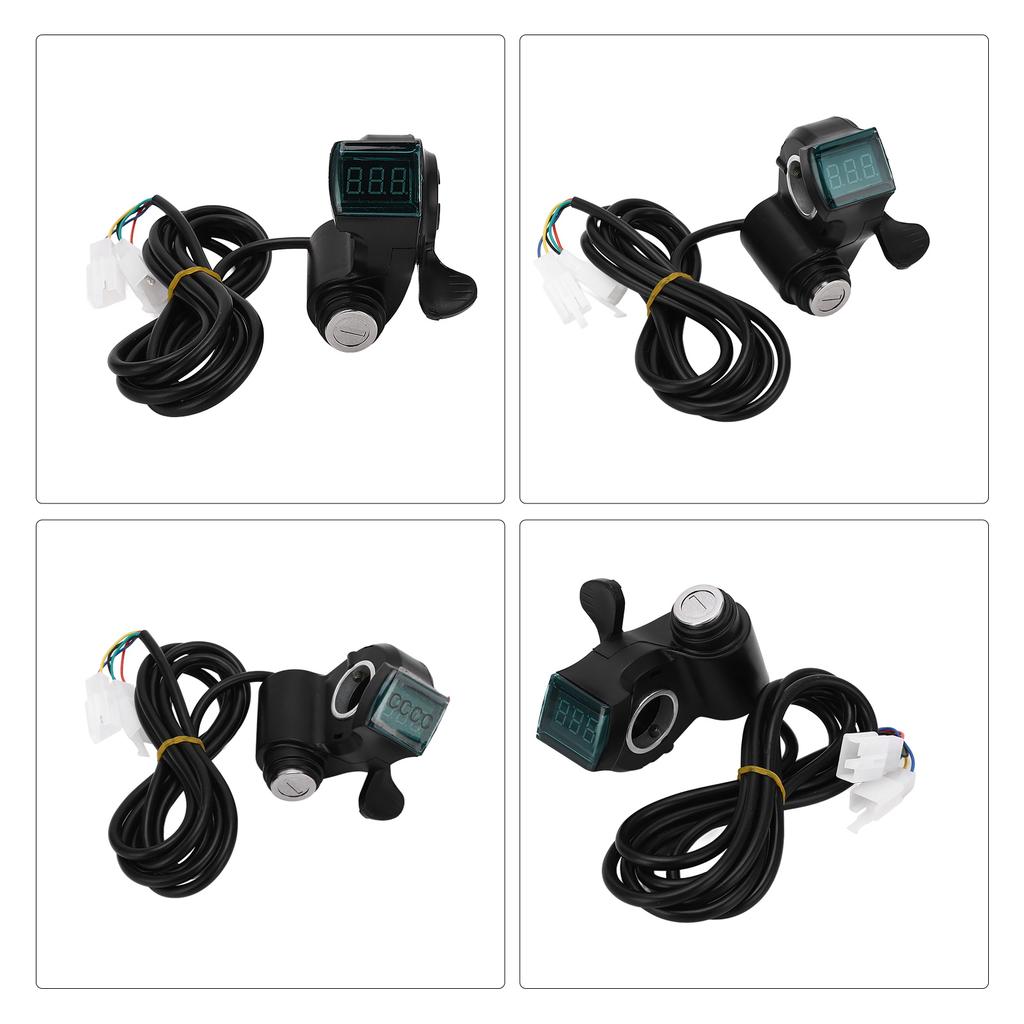 36V 800W Brush Speed Motor Controller Conversion Controller Kit with Throttle Pedal for Electric Bike Motorcycle Tricycle