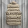 Winter Autumn Women's Stand Collar Solid Color Sleeveless Warm Vest Jacket Ladies Loose Chic White Duck Down Coat