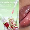 4-piece Set of Lip Glossy Lip Oil, Moisturizing and Brightening Lipstick, Autumn and Winter Tone Lipstick