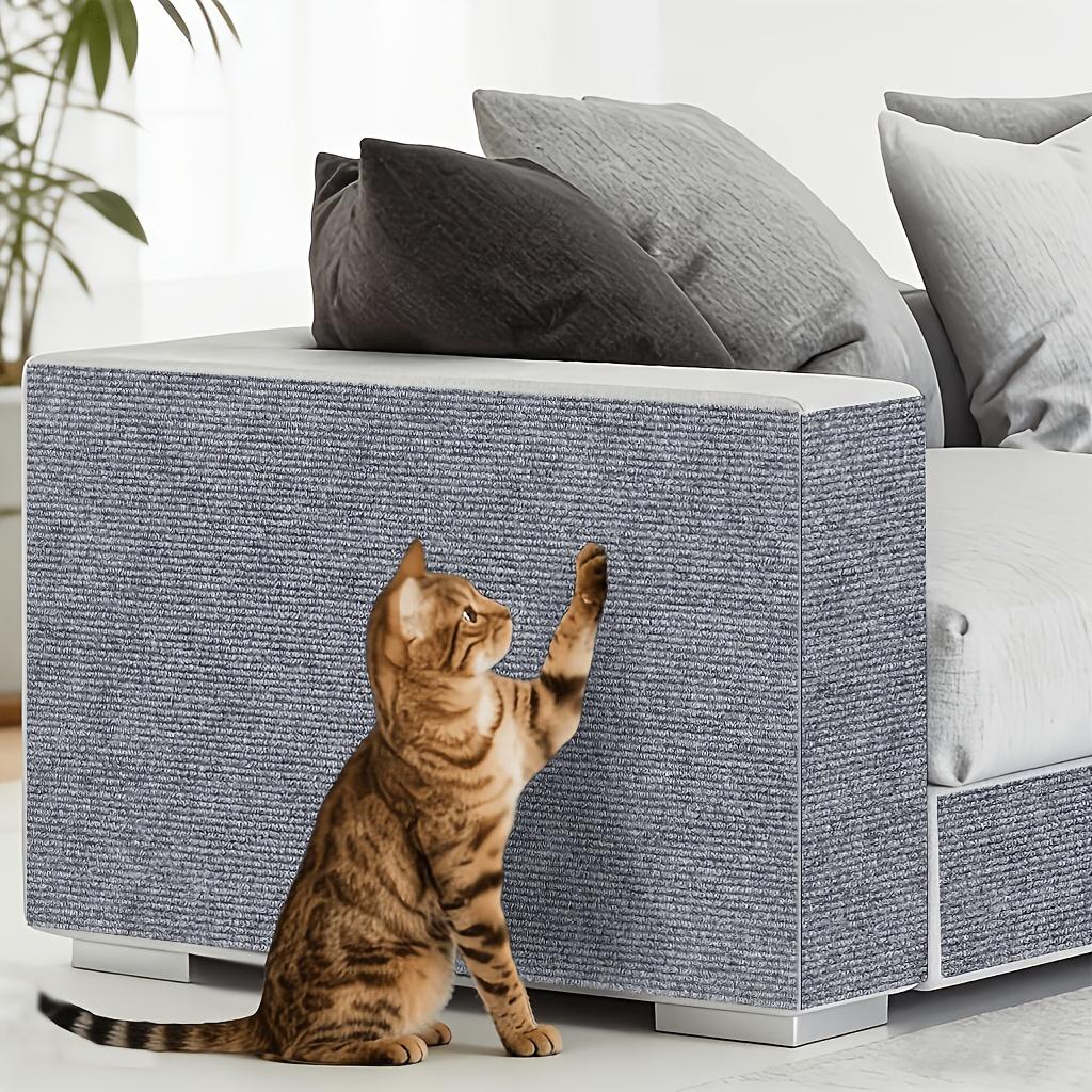 

2 Rolls Thickened Cat Scratching Pad Self Adhesive Cuttable Anti Scratch Mat Furniture Sofa Door Wall Protector 23.62x11.81in
