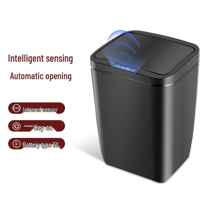 Smart Sensor Trash Can with Automatic Lid for Home