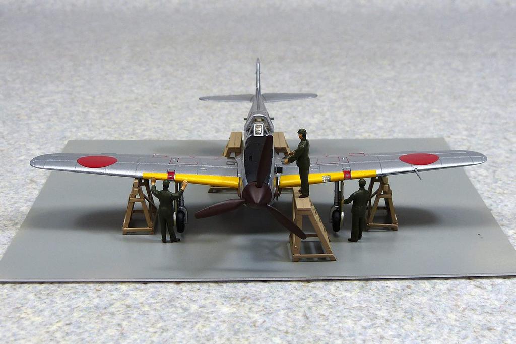 Aoshima Bunka Kyozai Aircraft Series 1 Kai Model Additional Model (AOSHIMA) 1/72 No. Ki-61-II (Ki-61-II Kai) Kit, Prototype, Number Ki-61-II ...