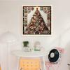 Vollstickerei Baumwollfaden 14CT Bedrucktes Weihnachtsbäumchen Kreuzstich-Set Kunst