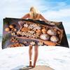 Christmas Beach Towel,Beach Towel Oversized Sandproof,Super Absorbent Sand Free Thin Quick Drying Microfiber Beach Towel