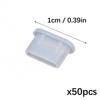 Silicone USB C Dust Cover Type-C Dust Plugs Phone Charging Port Protector Cover 50Pcs Universal Type C Anti Dust Caps