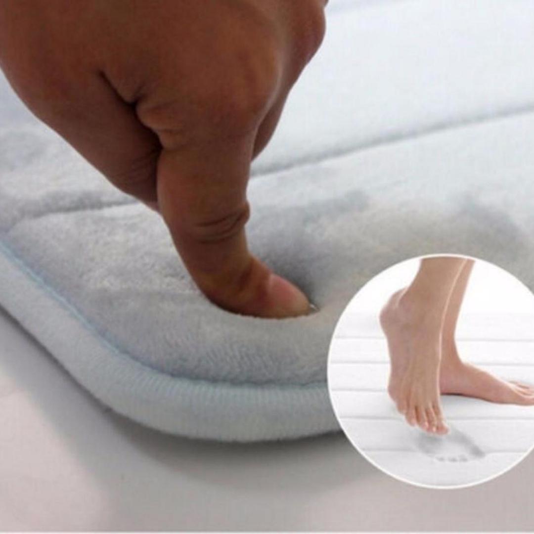 

Коврик из пены с эффектом памяти из микрофибры Абсорбирующий нескользящий коврик для ванной комнаты для душа Нескользящий ковер 40cm by 60cm