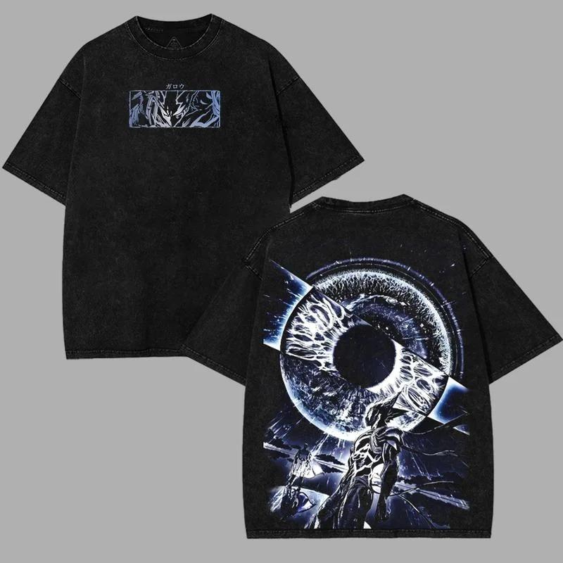 Tengen Toppa Gurren Lagann "Break Through the Heavens" Vintage Washed Oversized T-Shirt | Unisex Mecha Anime Streetwear Tee