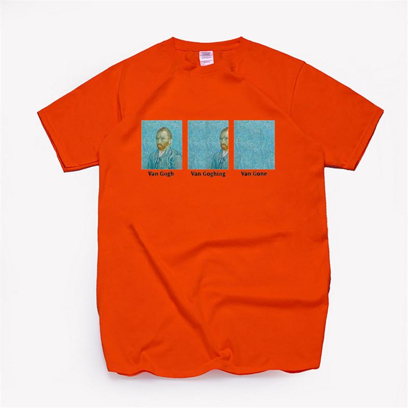 Van Gogh Van Goghing Van Gone Meme Funny T Shirt Unisex Hipsters Cute Printed Tee Women