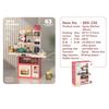 Playing House Children'S Light Music 93Cm Steam Outlet Water Spray Kitchen Cooking Utensils Table Set Toys
