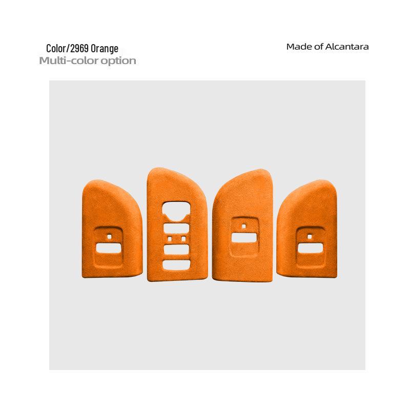 

Панель стеклоподъемника из алькантары и замши Lynk & Co 07, ультратонкая наклейка для внутренней отделки