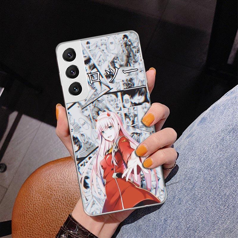 

Darling In The FranXX Anime Phnoe Case for Samsung Galaxy S26 S25 Edge S23 S24 Ultra S22 Plus S21 S20 FE Unique Cover Soft Coque Samsung S24 FE