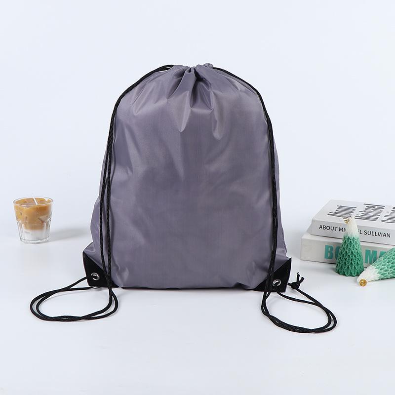 Waterproof Polyester Drawstring Backpack for Marathon Events