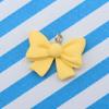5pcs Cute Bowknot Resin Solid Color Pendant Butterfly Knot Charms Jewelry Making Accessories DIY Earrings Necklace Trend Beads